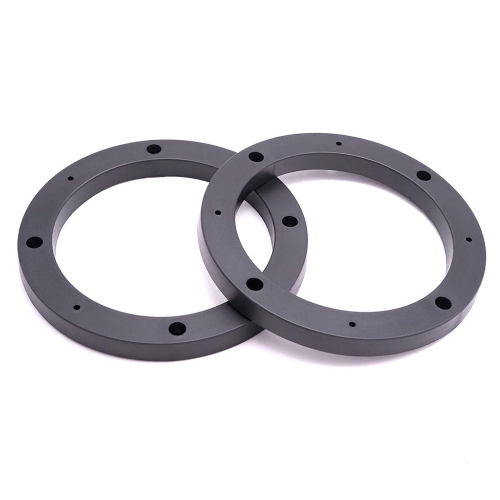 LIKENNY 4" Universal Inner Baffle 2 Pack Speaker Baffle Spacer Speaker Dampening Sound Quality Enhancement Black