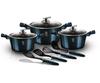 Berlingerhaus Aquamarine Bh-6152 Granite Cookware Set