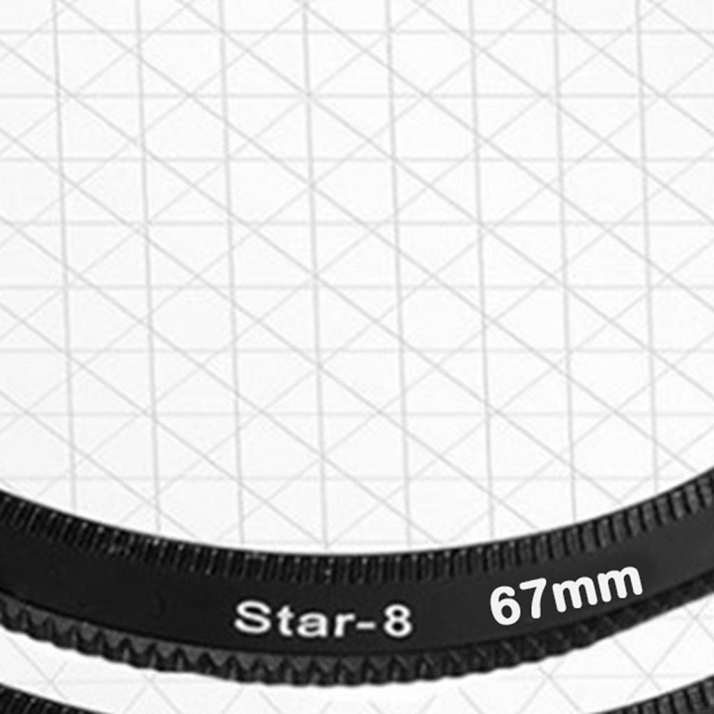 3 Pieces Camera Lens filter Set, Variable Starburst Effect with 4 6 8 Points
