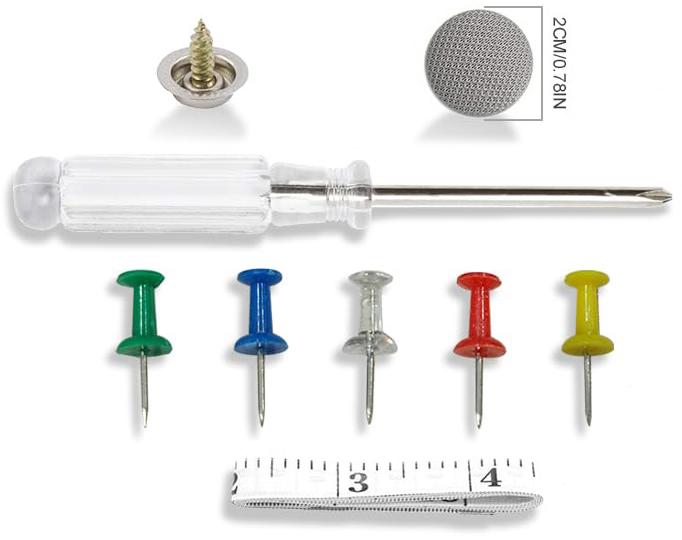 Heckermann A088 Light Grey-White Car Headliner Repair Kit