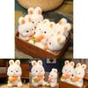 Plush Endearing Short Bunny With Carrot  Kids Perfect Birthday Gift Celebrations