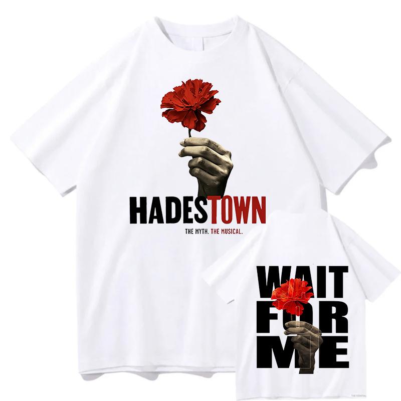 Hadestown The Musicalr Tour 2026 TShirts Short Sleeve Unisex Album Clothing Fan Merch For Summer Pure Cotton Fashion Streetwear