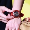 Seiko Prospe Солнечный механизм Силиконовый ремешок Часы Унисекс Черный циферблат SNE581P1