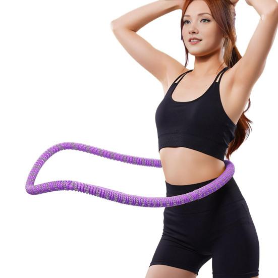 Soft Spring Fitness Hoop for Adults Waist-friendly Design Portable Slimming Exercise Equipment Silent Full-Body Training At Home