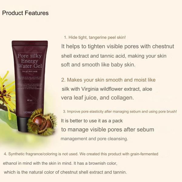 SIDMOOL Pore ​​Silky Energy Водный гель 60 мл