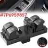 For VW Touareg Sharan Touran For Seat Alhambra 2011-2016 Electric Chrome Master Power Window Switch Button 7P6959857 Accessories