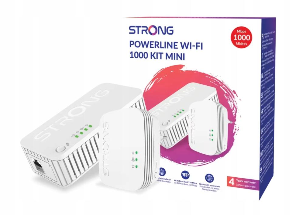 Strong Powerline Wi-Fi 1000Duo Mini LAN Internet Access Network Transmitter