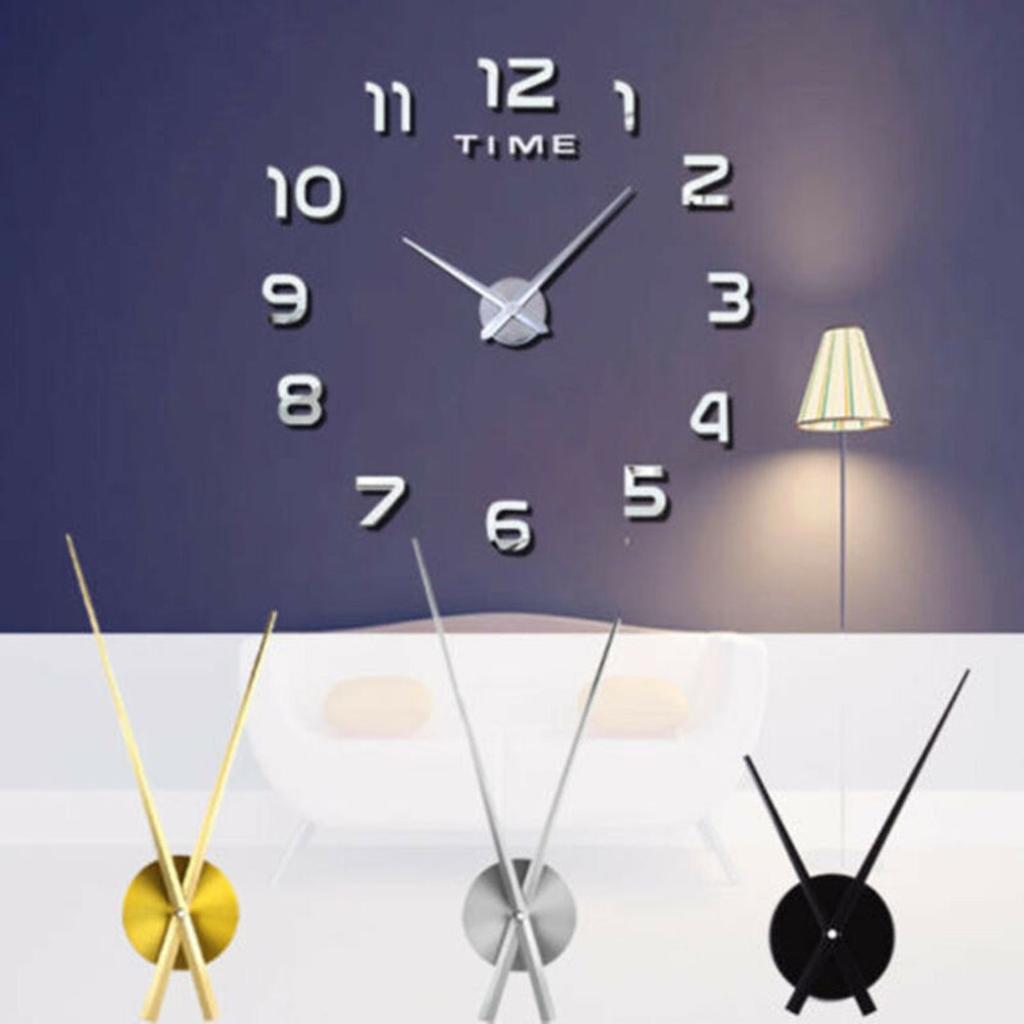 DIY большие бесшумные кварцевые настенные часы, механизм, запасные части, инструмент