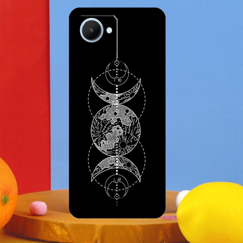 Occult Witchcraft Moon Gothic Witch For Realme C55 C53 C67 C51 C35 C33 C31 C30 C25s C21Y GT Neo 6 5 9 10 11 12 Pro Plus Case