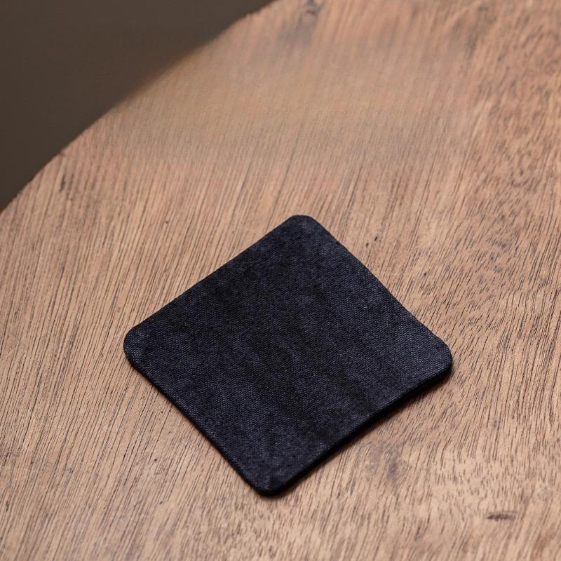 Холщовая тай-дай подставка для чайной чашки, абсорбирующая подставка для горшка, китайская ретро тканевая подставка против ожогов, подставка для сухого чая