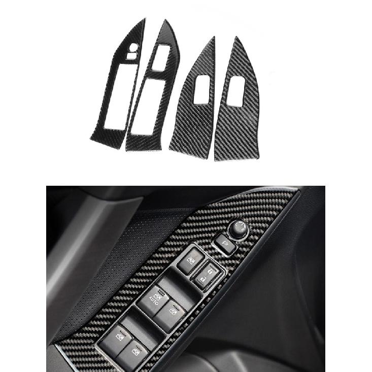 Автомобильная центральная консоль из углеродного волокна, панель переключателей кондиционера, задняя приборная панель, боковое вентиляционное отверстие Cov для Subaru Forester 2013-2018