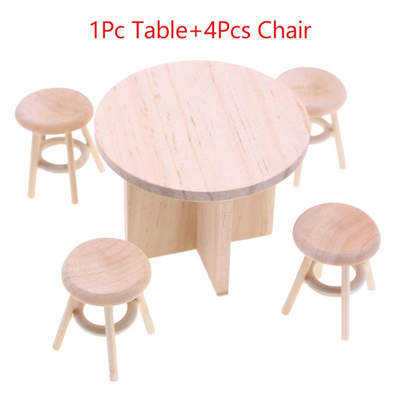1/12 кукольный домик миниатюрный стол стул табурет модель кукольный дом мини мебель украшения игрушки микро сцена строительство реквизит