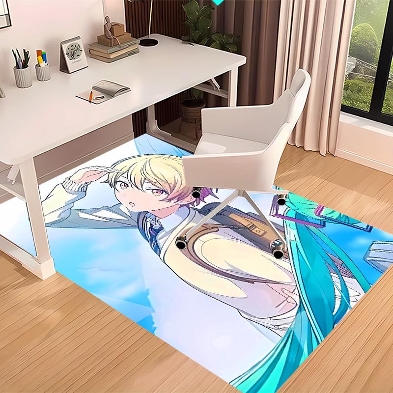 Tenma Tsukasa Printed Absorbent Washable Carpet, Non-Slip Bathroom Mats, Kitchen Rugs, Yoga Mat,Living Room Entrance, Camping Picnic Rugs