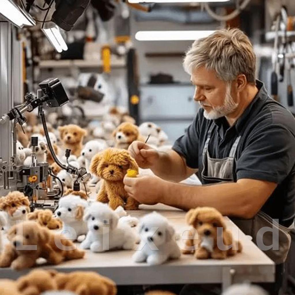 Питомец-робот в форме щенка, реалистично выглядящий щенок с распознаванием эмоций, имитацией голоса животного, голосовым управлением, сенсорным управлением, успокаивающий, домашний компаньон-собака,