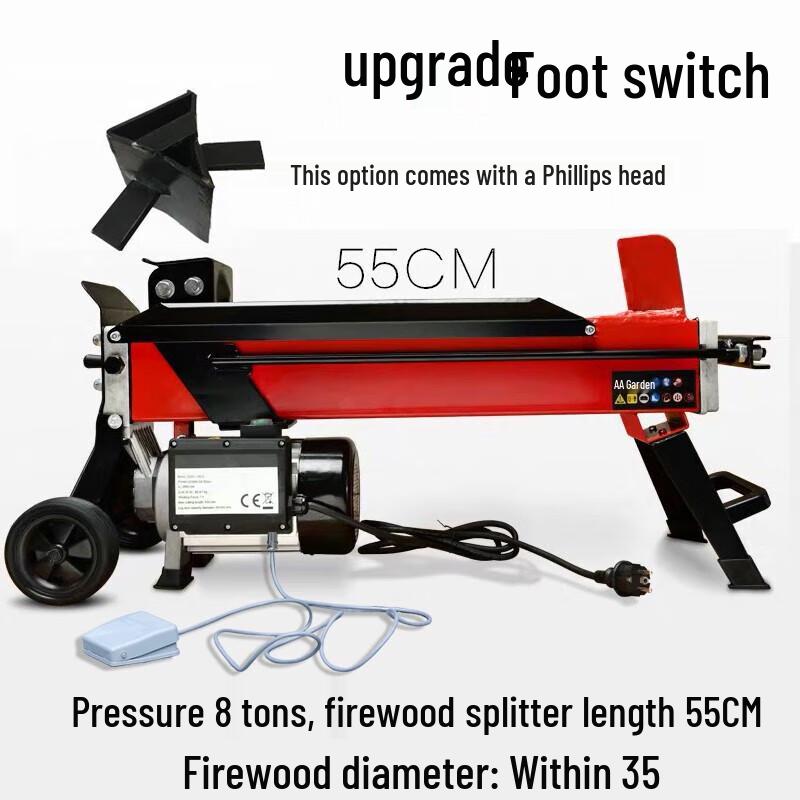 Kedehe Electric Hydraulic Log Splitter CN plug (adapter included)