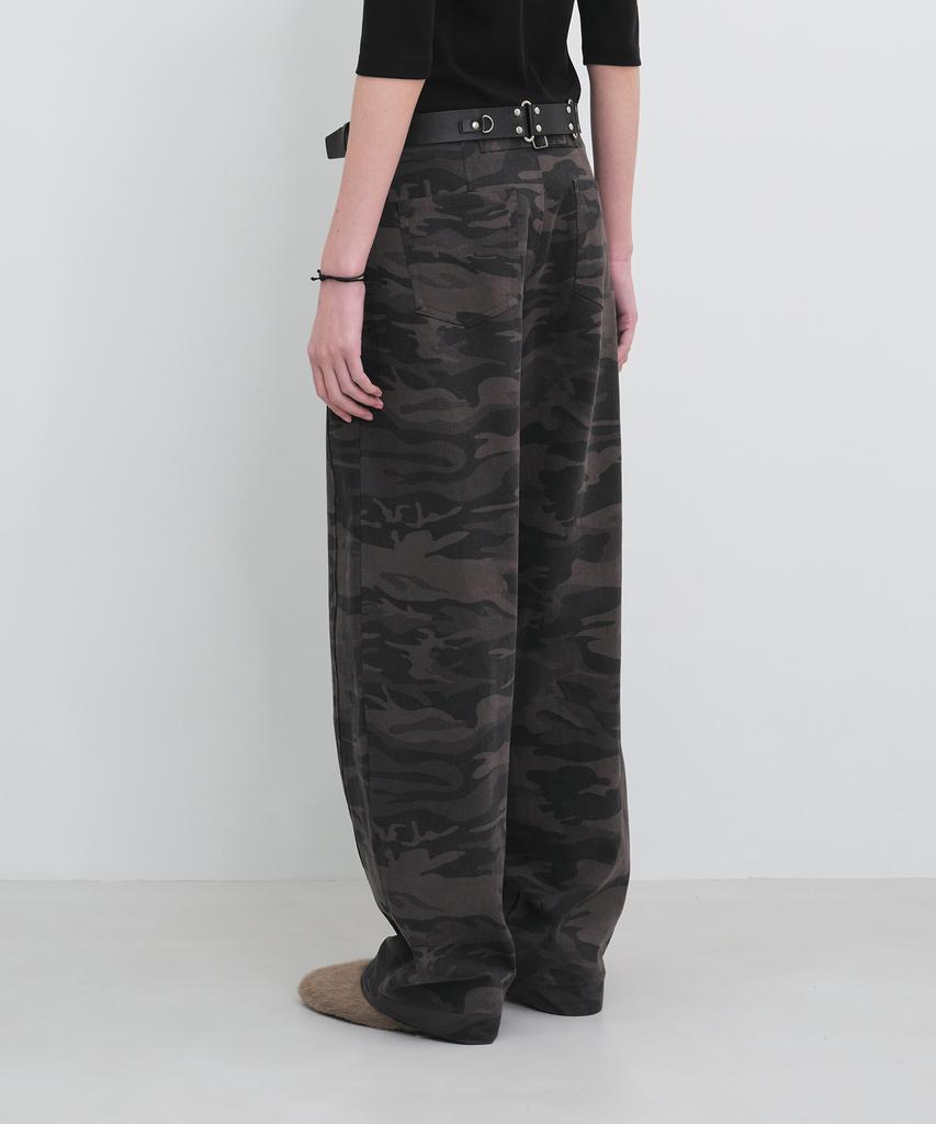 Вертикальные брюки Yunse (Camo)