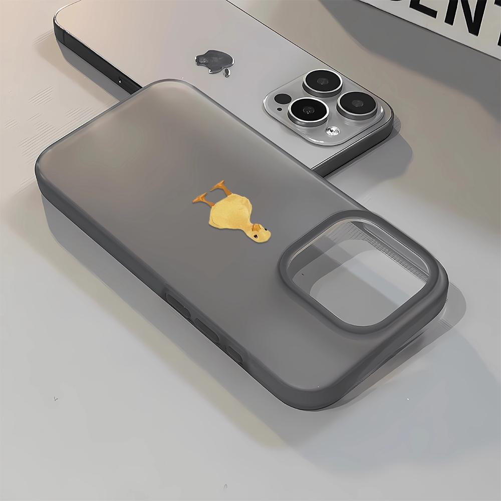 Чехол для телефона с рисунком 'Маленький желтый утенок' Для IPhone 17 Чехол IPhone 16 Pro Max 11 15 14 12 Pro Max 7 8 Plus Air Силиконовый Мягкий Чехол