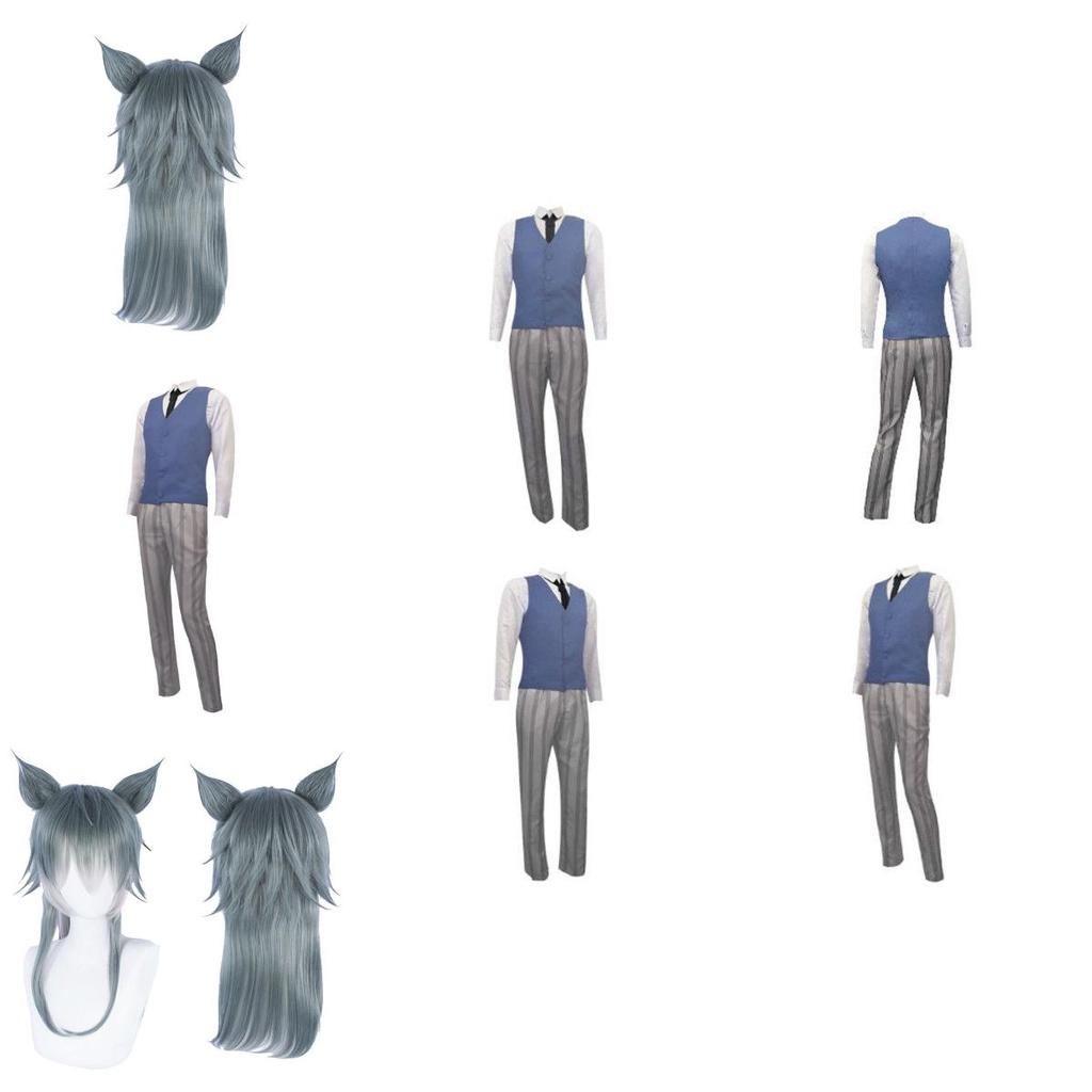 Дышащий высококачественный костюм для косплея Легоси из японского аниме Beastars