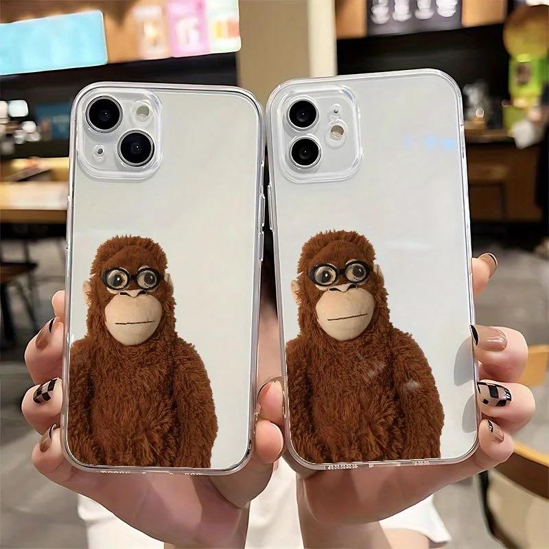 Cute Monkey Phone Case For Samsung Galaxy S26 S23 S24 S22 S25 Ultra Plus Cover For Galaxy S25+ S24+ S23+ S26+ S22+ Shell Fundas