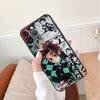 Чехол Anime Demon Slayer Kimetsu для Apple iPhone 14 Pro Max 13 11 12 Mini SE 7 8 Plus X XS 6 6S, силиконовый чехол для телефона, мягкий чехол