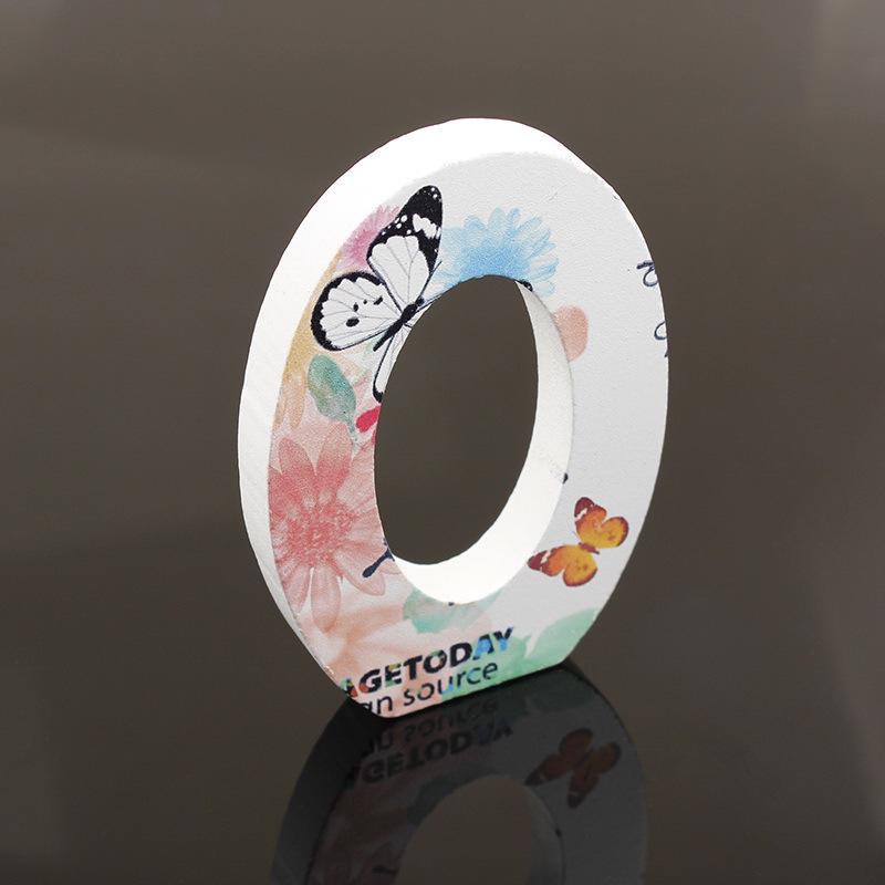 Wooden Alphabet Craft Letters Plaque Home Wedding Nursery Party Decoration