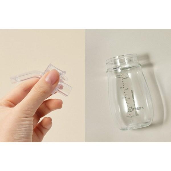 Mother K Infant Hug Weight Straw Cup 300ml + Insulated Straw Cup 350ml Set, Pink Beige (weight Straw Cup), Mint (thermal Straw Cup), 1 Set