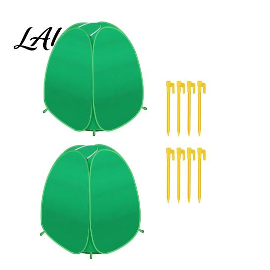 Breathable Non-woven Fabric Cover Freeze Protection Plant Cover Pop-up Winter Shrub Frost Guard Warm Covers Protector Tent with Zipper Window