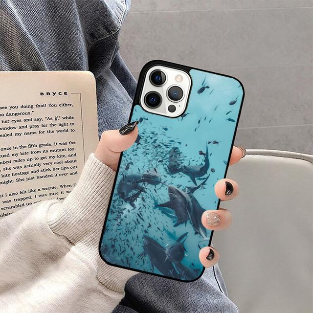 Чехол для телефона Рыба Китовый Акула Для iPhone 17 Air 16 15 14 13 12 11 Pro Max Plus Max Cover Shell coque