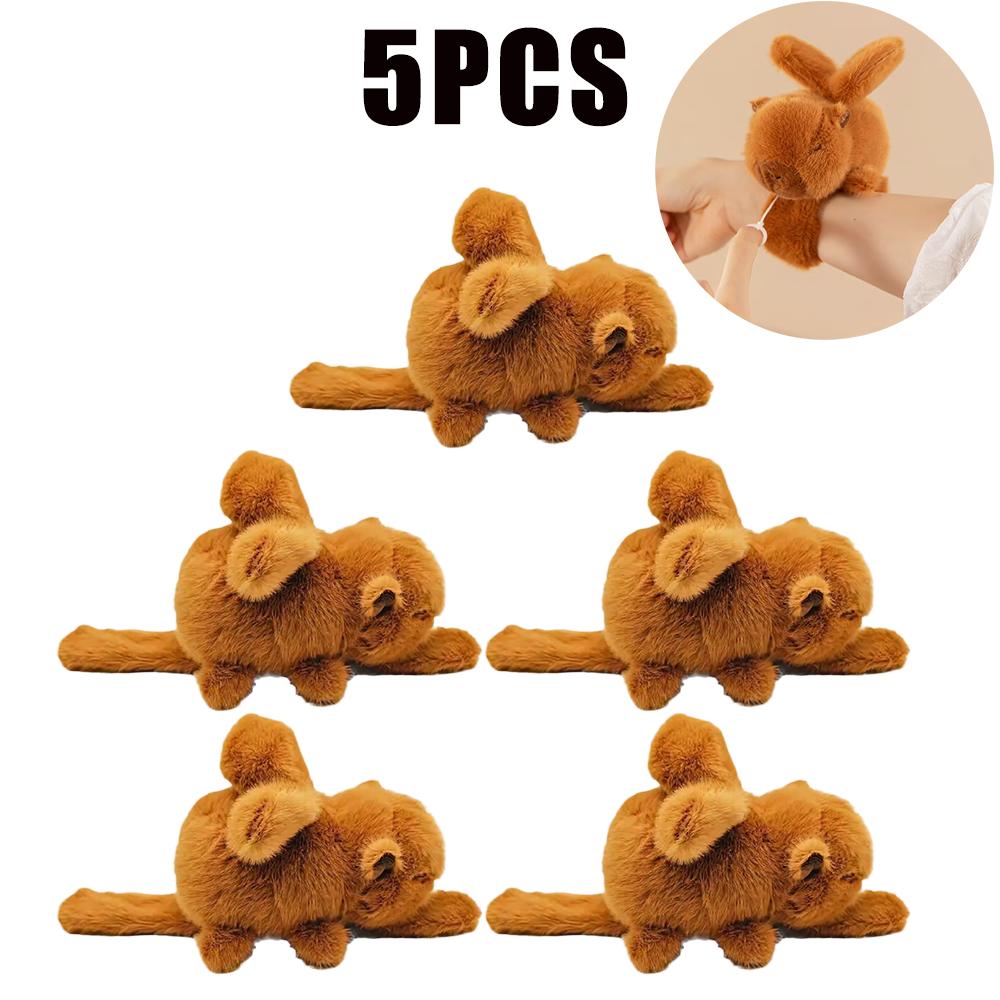 Креативный Капибара Слэп-браслет с Крыльями Вибрирующая Кукла Аквариум Дельфин Плюшевая Кукла Милый Слэп-браслет Куклы