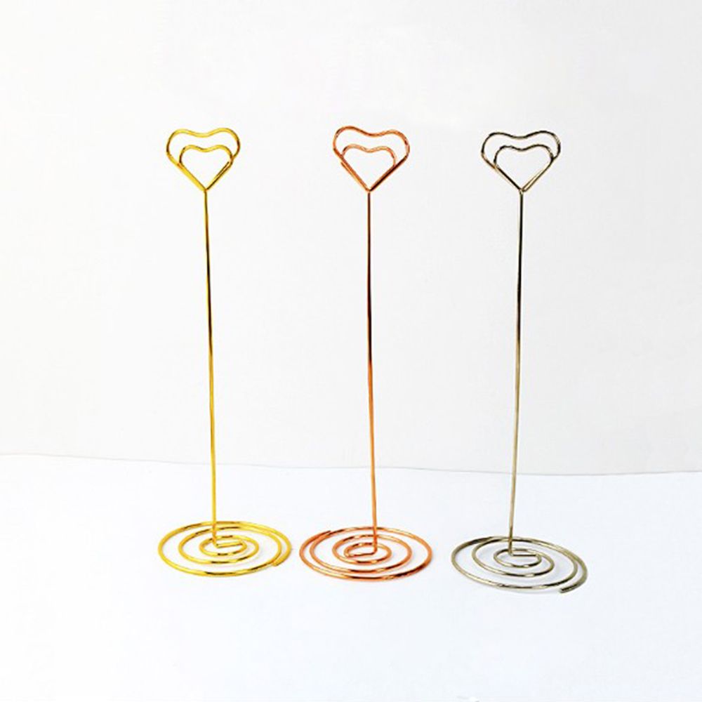 Украшение Свадебные Принадлежности Бумажный Зажим Держатель Номеров Столов Зажимы для Фотографий Зажимы Подставка Карточка Места