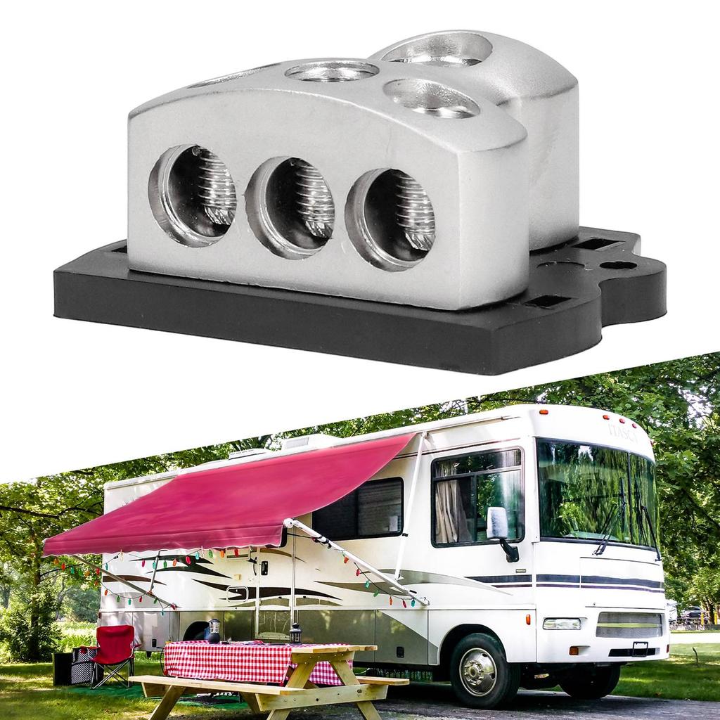 3‑Way Power Distribution Block Holder Distributor Connecting Block for Cars