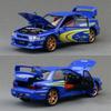 1/32 Subaru Impreza WRX STI Игрушечная Модель Автомобиля Литье под Давлением Металлический Сплав Миниатюра Звук и Свет Коллекция Подарок для Детей Мальчиков Ребенка