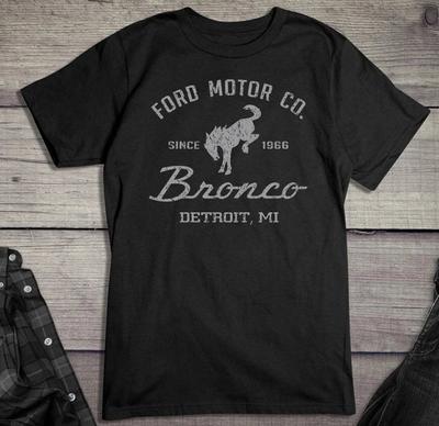 Футболка Ford Motor Co Bronco, Ford Bronco, Bronco, Ford Motor Company
