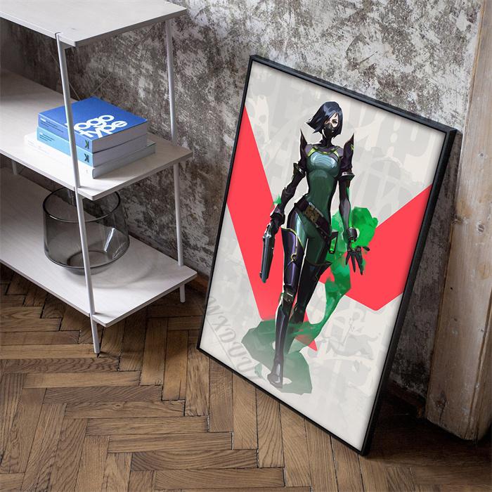 Классические видеоигры Valorant, персонажи аниме, фотографии для гостиной, домашний декор, холст, картина, печать, постеры, подарок
