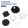 1/3 шт. 3 AAA/AA 4,5 В батарейный отсек с крышкой-выключателем, встроенный держатель для батареек, коробки для хранения батареек, контейнер с розеткой-выключателем