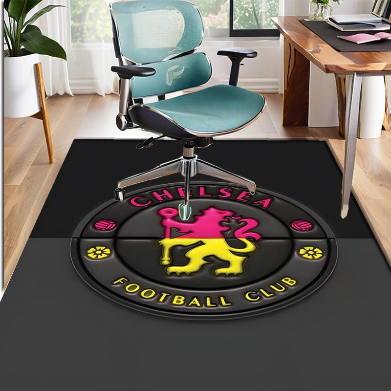 Chelsea F.C Pattern Rug, Indoor/Outdoor Mat, for Picnic, Gameroom, Bedroom, Office, Living Room, Home Decor Carpet, Birthday Gift