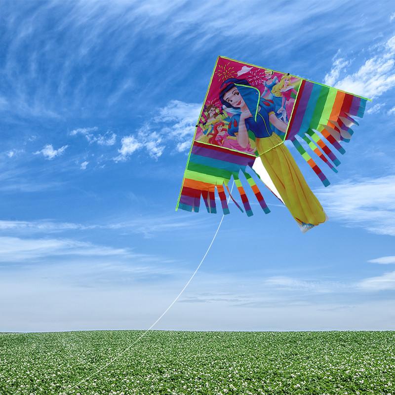 High-quality Grid Fabric Mechanical Assembly Rainbow Kite For Adults And Children