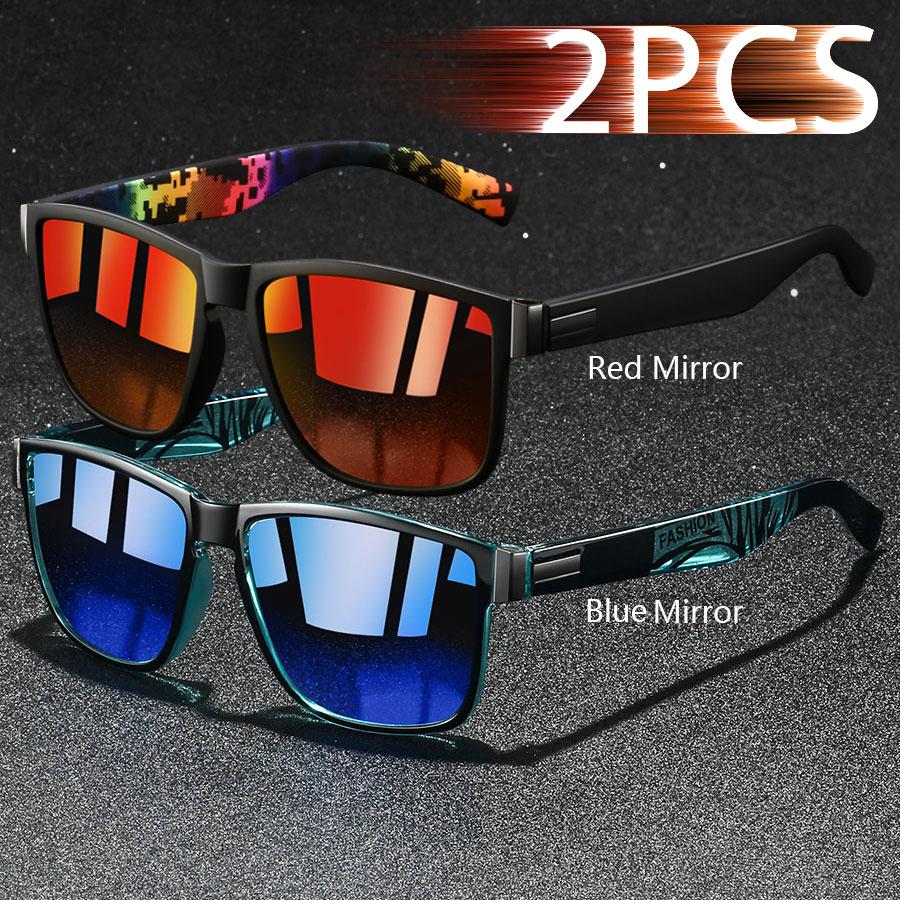 Модные винтажные квадратные унисекс солнцезащитные очки для вождения и рыбалки мужские и женские люксовые брендовые дизайнерские солнцезащитные очки с антибликовым покрытием UV400