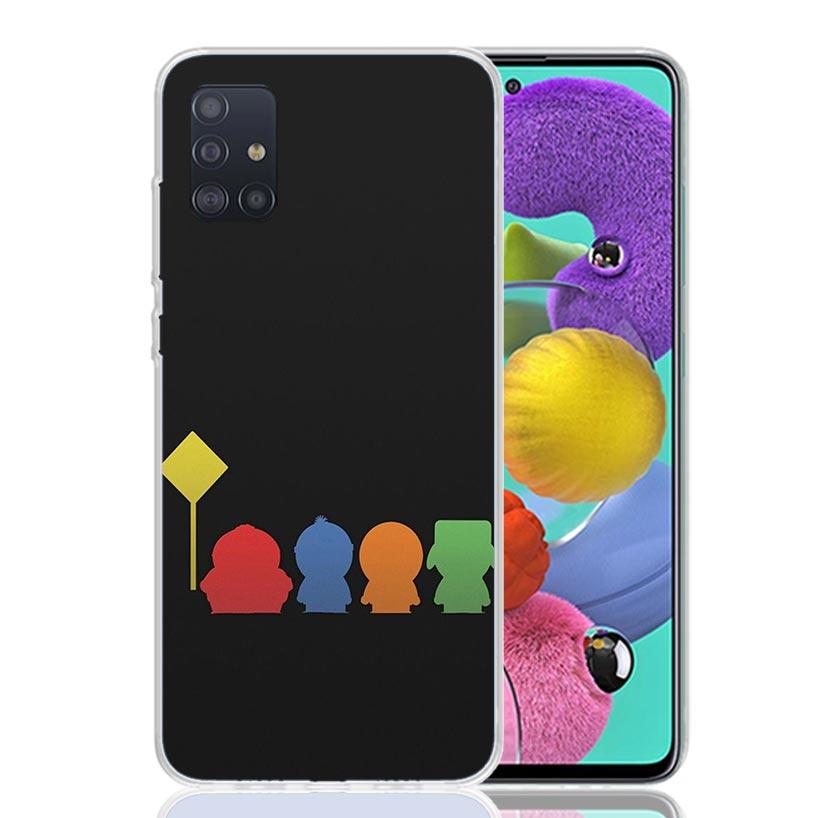 Cartoon S-South P-Parkes Phone Case for Samsung Galaxy A52 A51 A50S A12 A22 A32 A72 A10S A30S A31 A71 Note 20 Ultra 10 Plus S10