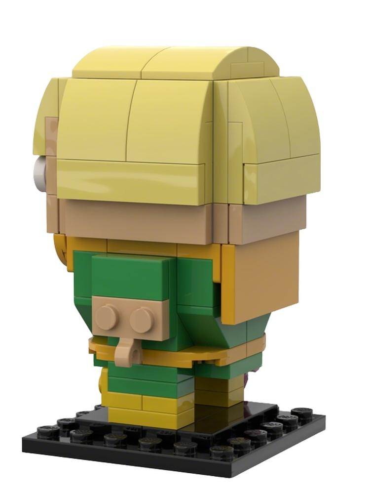 103 детали MOC Мистер Правосудие Brickheadz Модель Строительные Блоки Конструктор Рождественские Подарки DIY Креативная Идея Образование Сборка