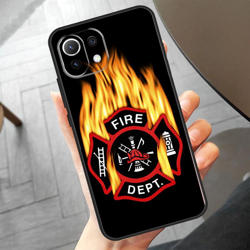 Firefighter Heroes Fireman Case For Xiaomi 14 Ultra 11T 12T 13T Pro 12 13 Lite POCO F6 Pro M6 X3 X5 X6 M5s F3 F5 Cover
