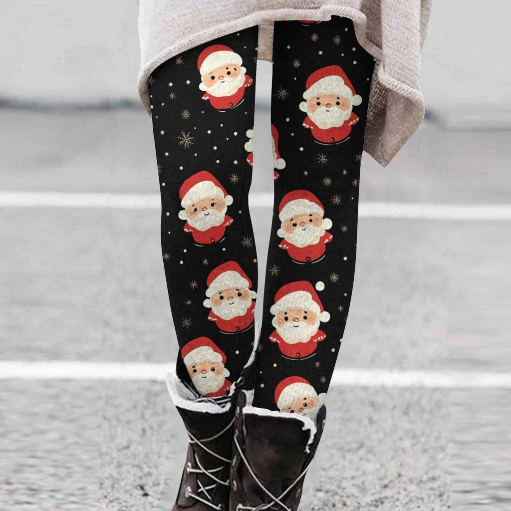 Женские брюки с принтом, эластичные мягкие хлопковые леггинсы, повседневная домашняя пижама