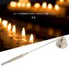 Stainless steel rust-resistant candle snuffer with long handle for Buddhist altars (gold)