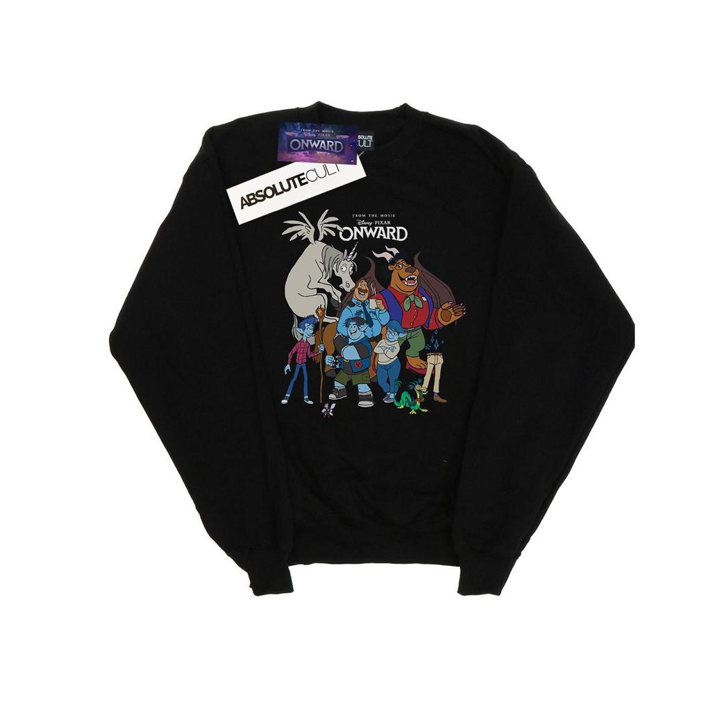 Disney Mens Onward Character Collage Sweatshirt