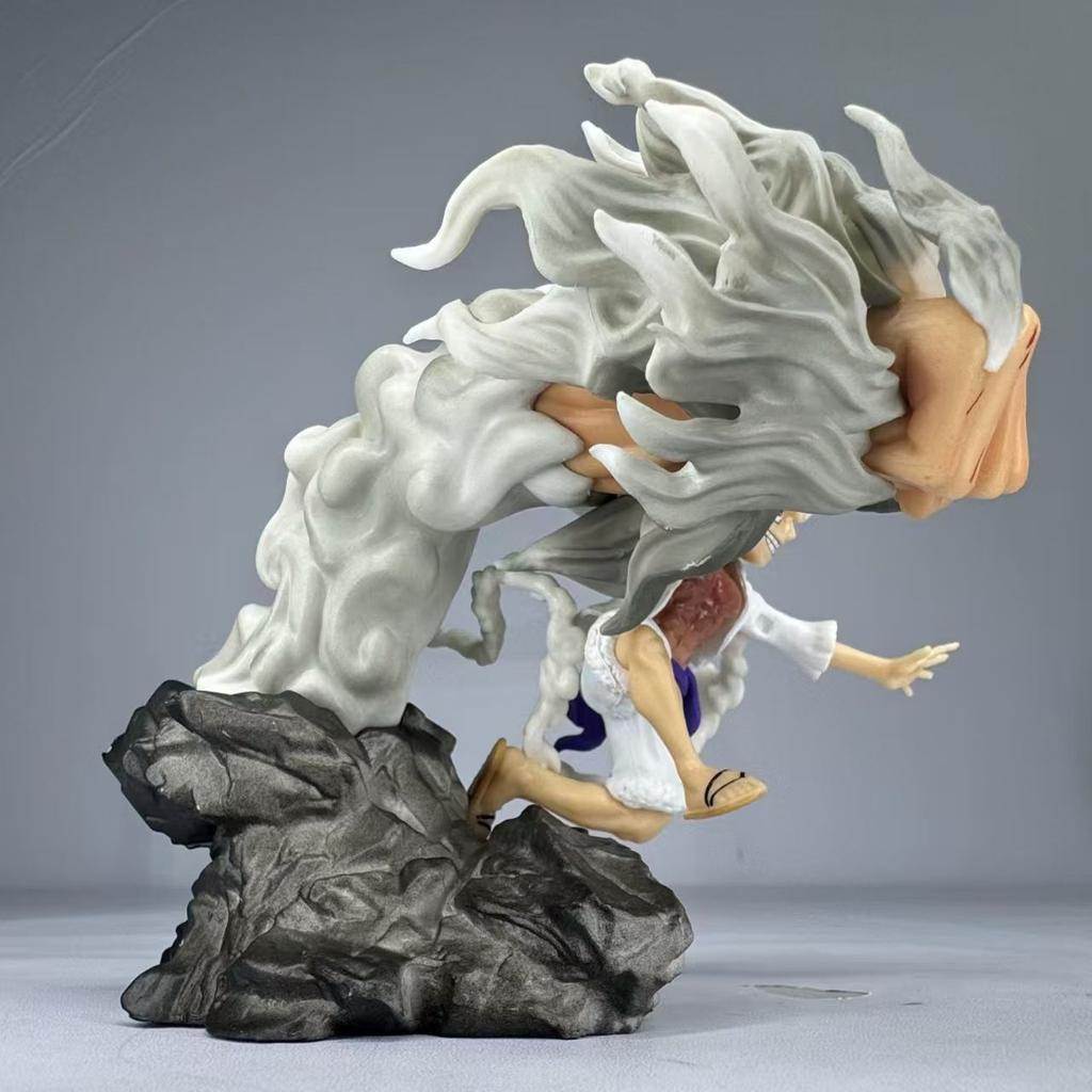Серия One Piece Ника Луффи Мальчик Мультяшный Креативный Аниме Периферия Коллекция 12см Модель Фигурка Действия Украшение Игрушка Подарок
