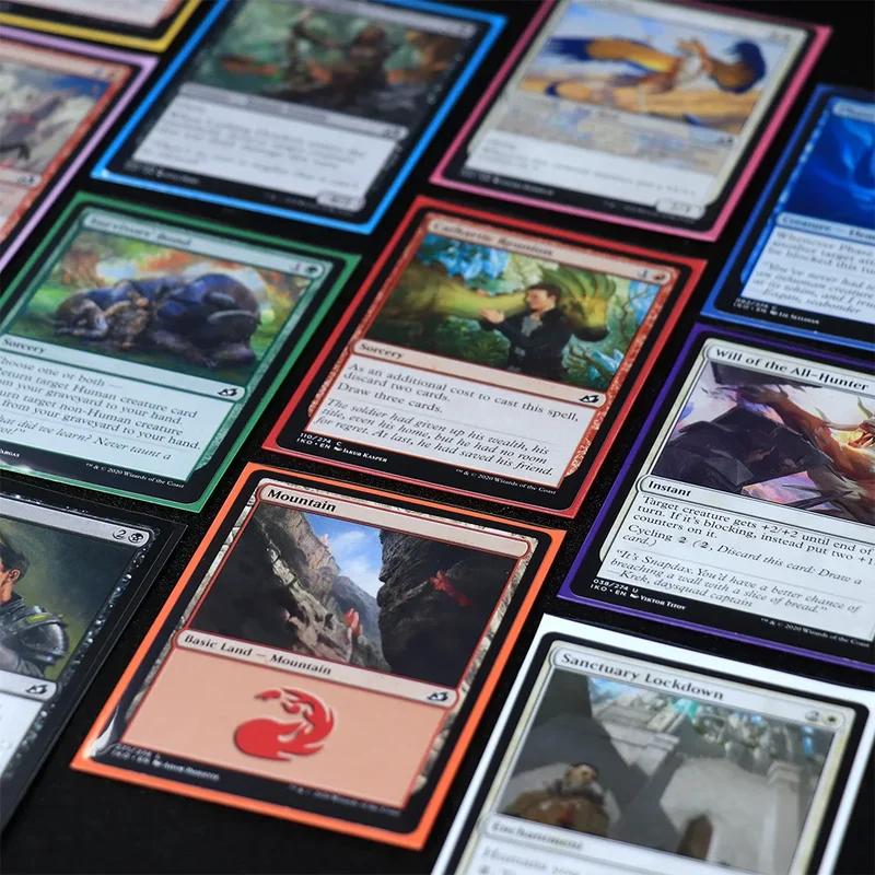 100pcs/set Matte Standard Size Card Sleeves TCG Trading Cards Protector For Tarot Shield Board Games Magical Cover 66x91mm