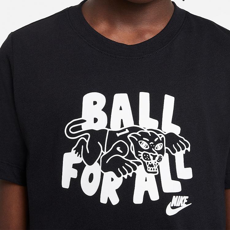 Nike Kids T Shirts Crew Neck Moderate DR8795-010