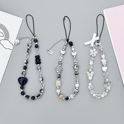 Ремешок для мобильного телефона Ремешок для мобильного телефона Цепочка для телефона Подвеска Чехол для телефона в виде конфеты Брелок для ключей с брелоком