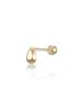 Мини-пирсинг Lunne 14K в форме капли (14-каратное золото) #Lfpi15