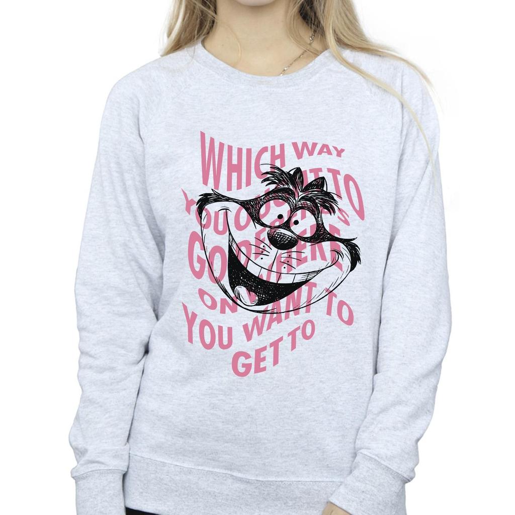 Disney Womens/Ladies Alice In Wonderland Chesire Cat Sweatshirt
